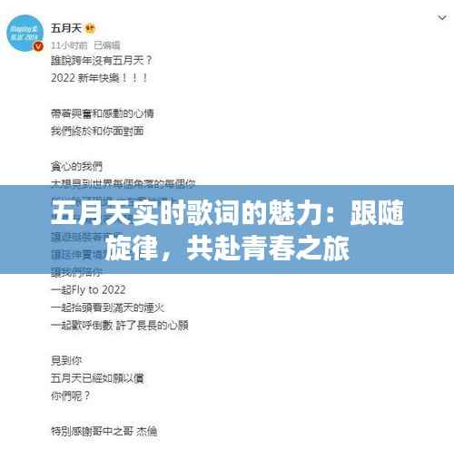 五月天实时歌词的魅力：跟随旋律，共赴青春之旅