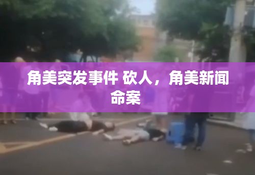 角美突发事件 砍人,角美新闻命案