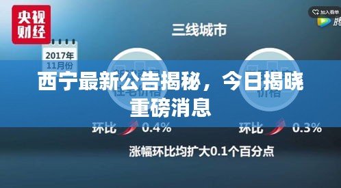 西宁最新公告揭秘,今日揭晓重磅消息